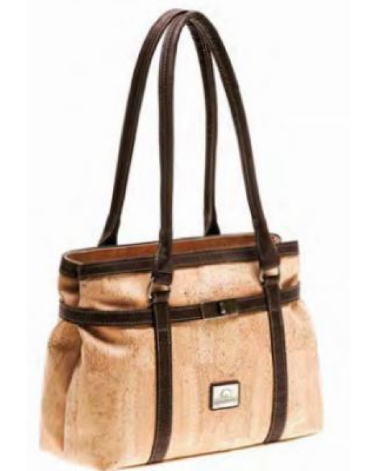 Sac en liège naturel porté épaule 36.5x24x13cm  MNS77M