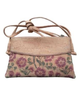 Pochette bandoulière en liège naturel 21 x 13 x 03 cm CA7531FL